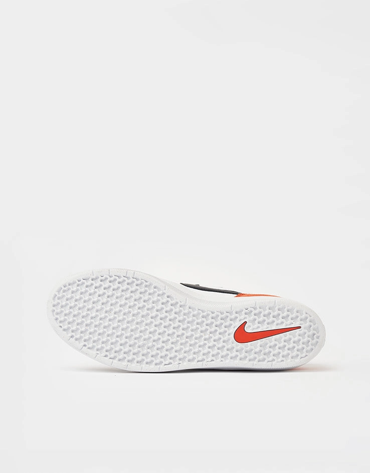 Nike Shoes With Lines Nike SB Force 58 Skate Shoes - White/Black-Cosmic Clay-White