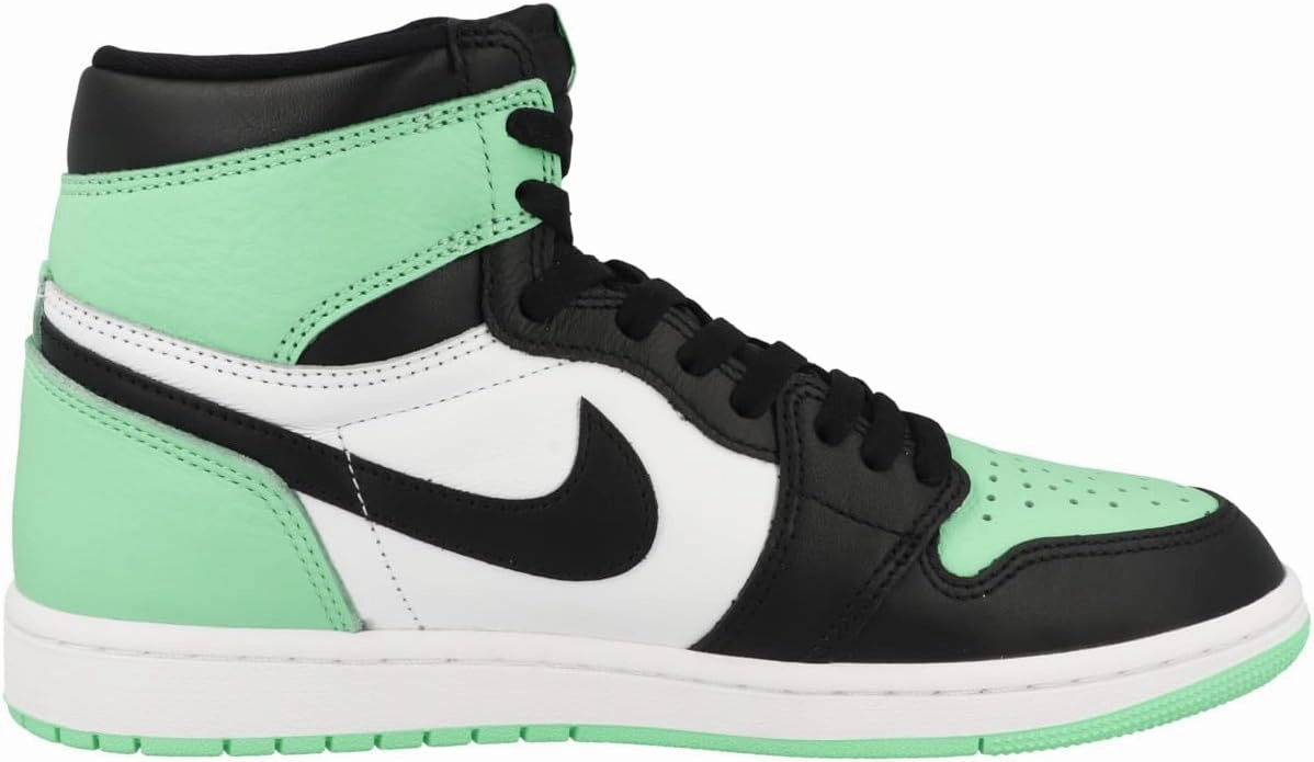 Nike Air Jordan 1 Retro High OG Men's Shoes White/Black-Green Glow DZ5485 130 Cr7 Nike Shoes