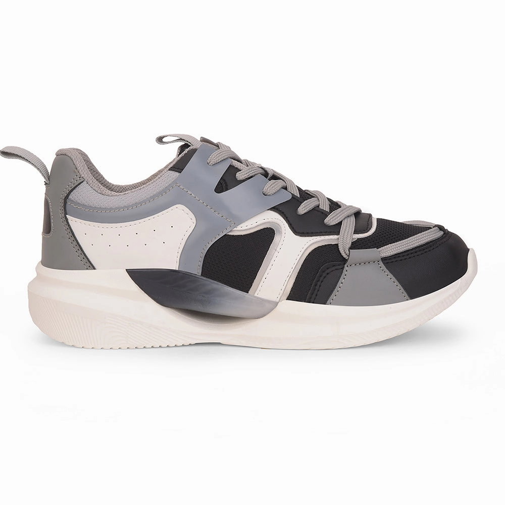 Leap7x Light Grey Sports Lacing Running Shoes For Kids GAMEON-2EL By Liberty Fresh Foam X 880v15 Running Shoe