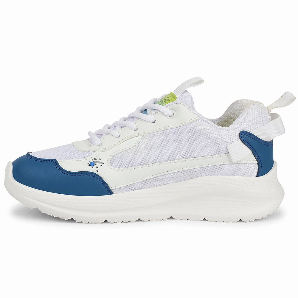 Run Falcon 3.0 Shoe Leap7x White Sports Lacing Running Shoes For Kids RYAN-1L By Liberty