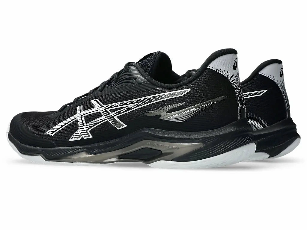 Asics Gel Cumulus 20 Running Shoes Asics Mens Netburner Ballistic FF 4 - Black/White