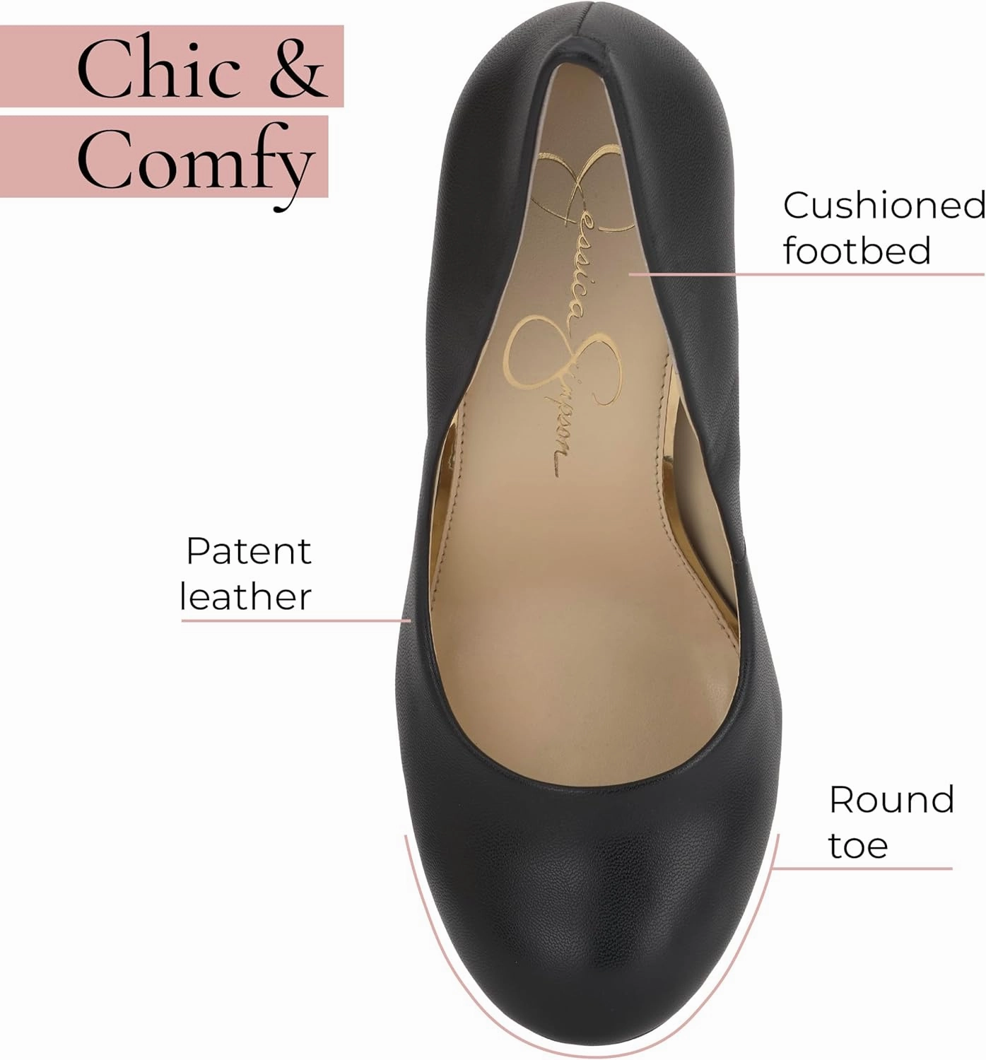 Jessica Simpson Women's Calie Round Toe Classic Heels Pumps Shoes Asics Shoes Price In India