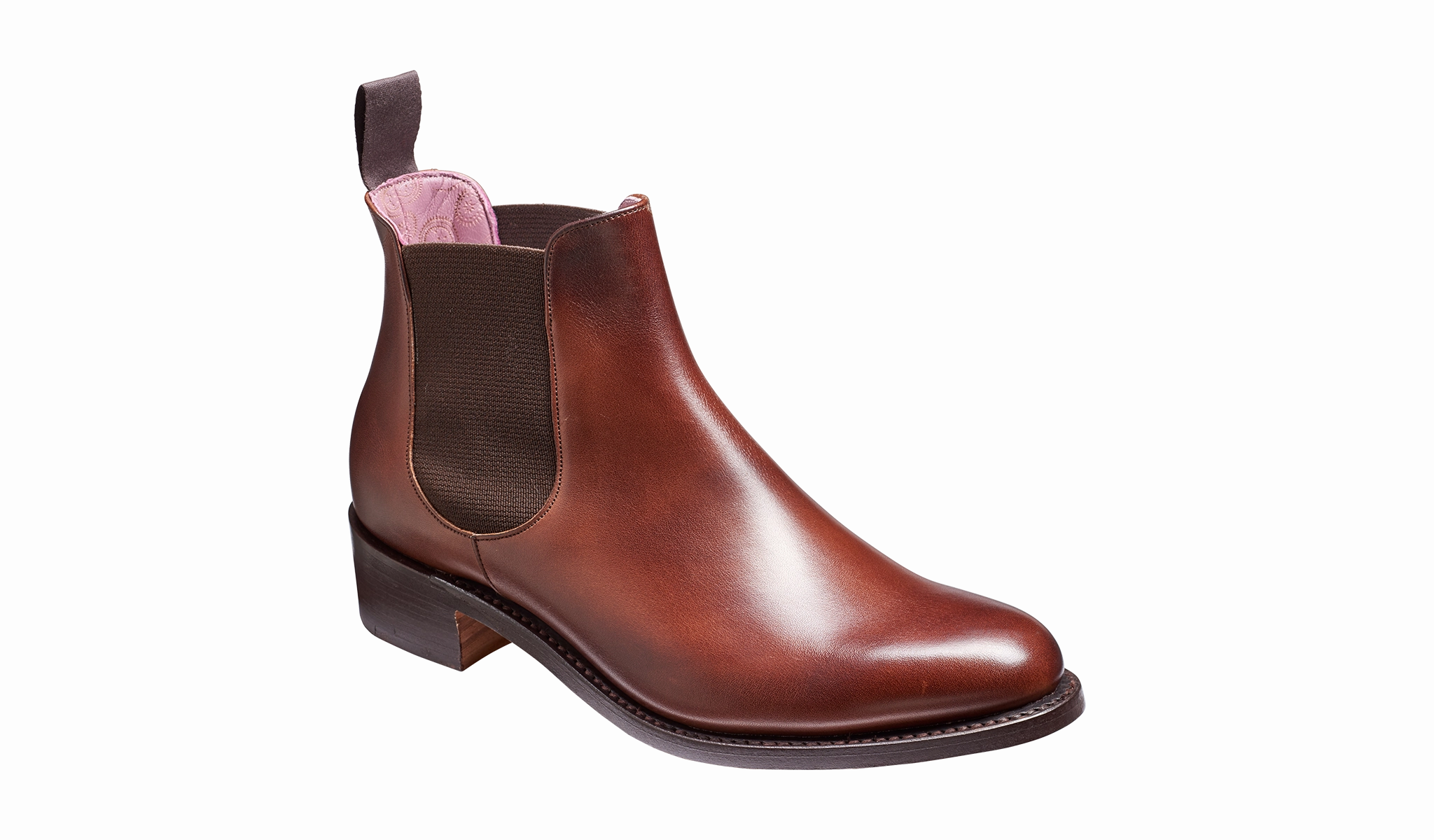 80s Chelsea Boots Violet - Walnut Calf / Brown Elastic