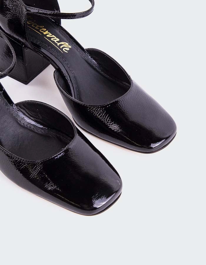 Ankle Wide Boots Parenna Black Naplack