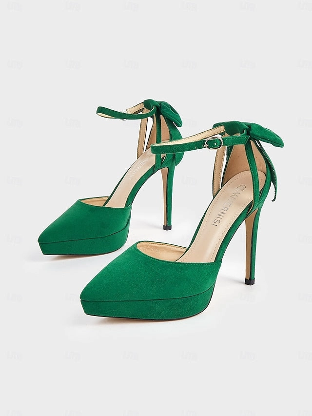 Elegant with Heels Platform Ankle Strap Women's Stiletto