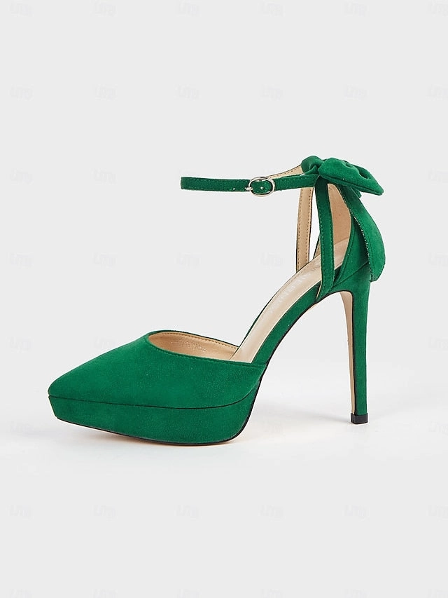 Elegant with Heels Platform Ankle Strap Women's Stiletto