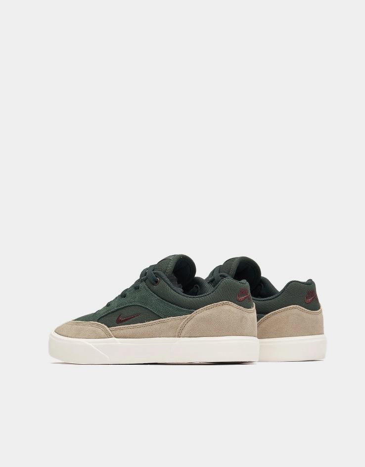 Nike SB Malor Skate Shoes - Seaweed/Burgundy Crush-Khaki-Phantom Nike Air Max Trainer Shoes