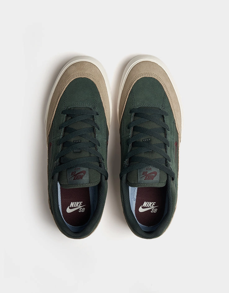 Nike SB Malor Skate Shoes - Seaweed/Burgundy Crush-Khaki-Phantom Nike Shoes For Hiit
