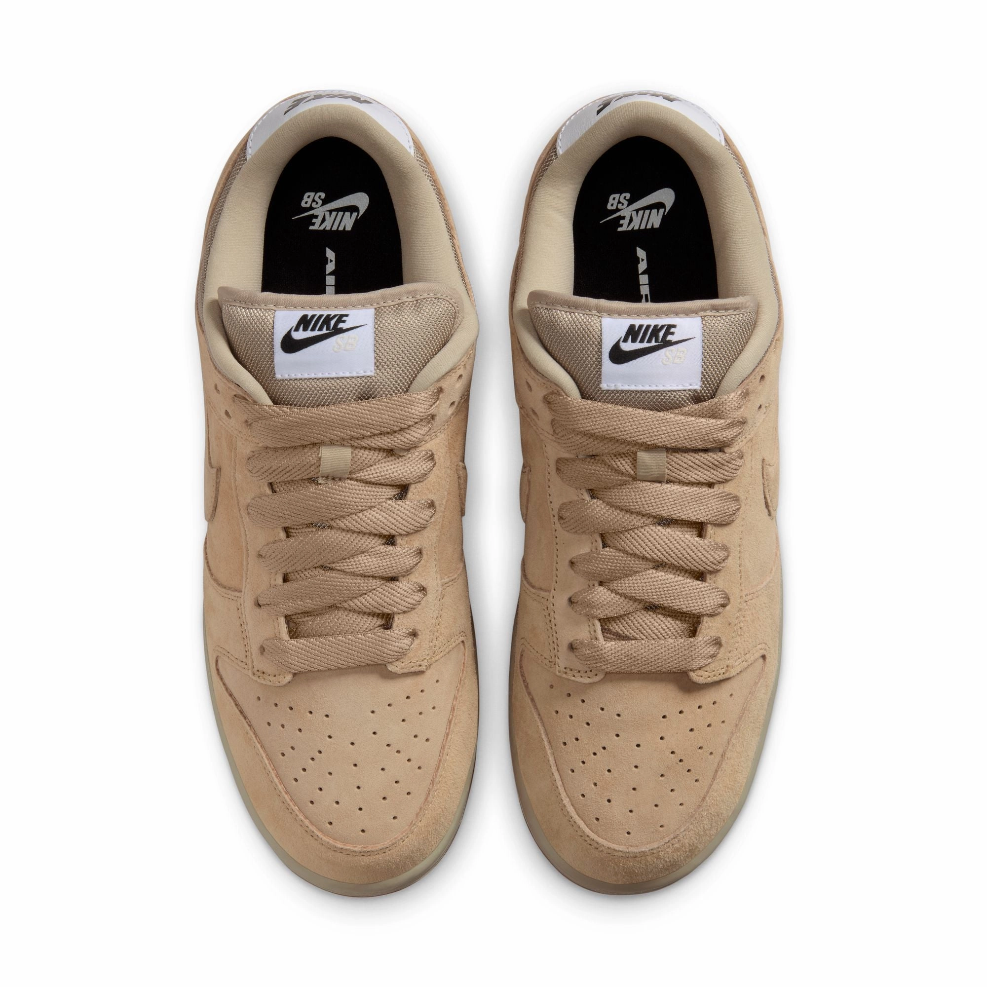 Nike SB Dunk Low Pro B Skate Shoes-Parachute Beige/Desert Khaki Nike Floral Shoes Air Max