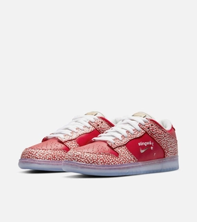 Nike SB - Dunk Low Pro Stingwater Shoes - Red / White Nike Fit Shoe