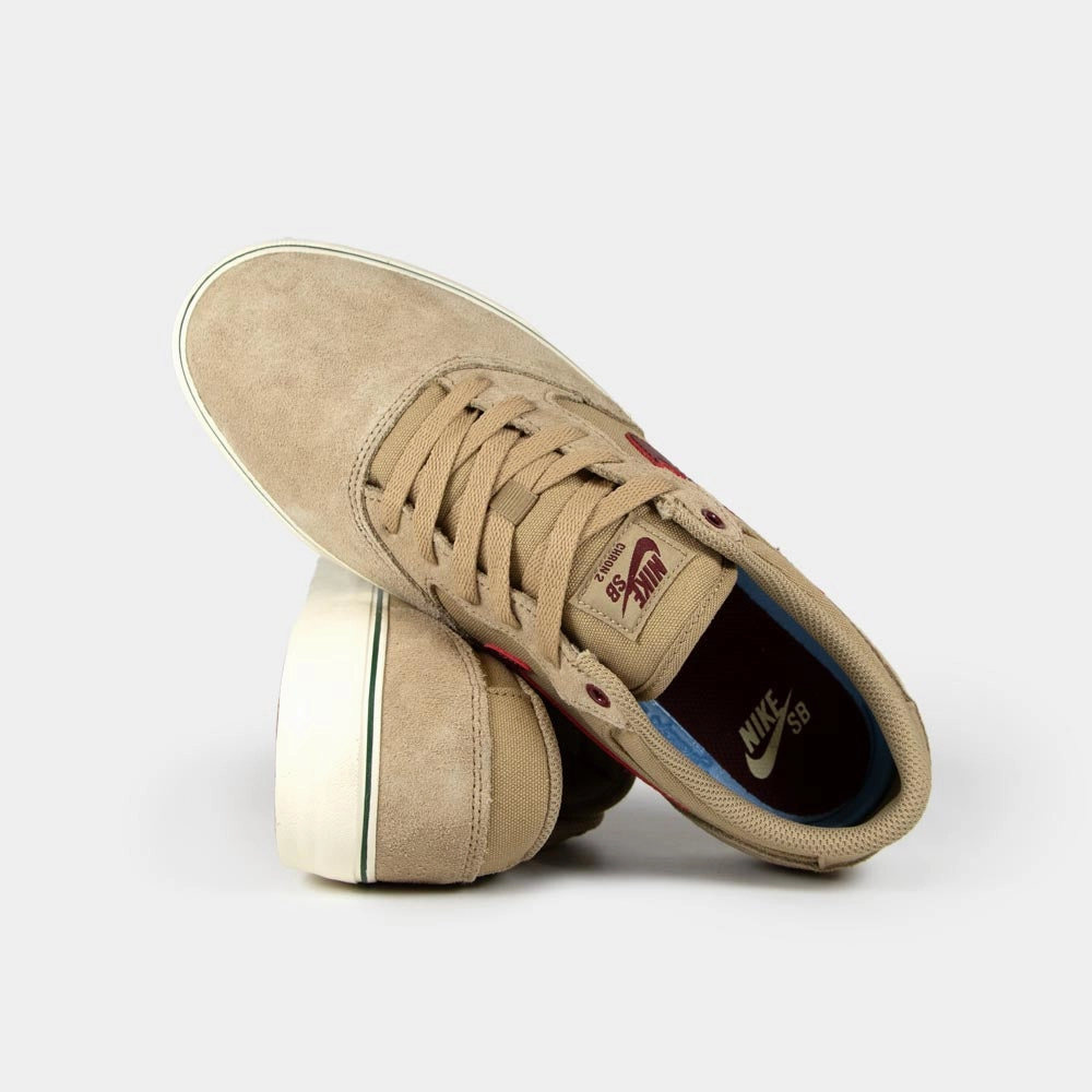 Nike Online Shoes Nike SB - Chron 2 Shoes - Parachute Beige / Team Red