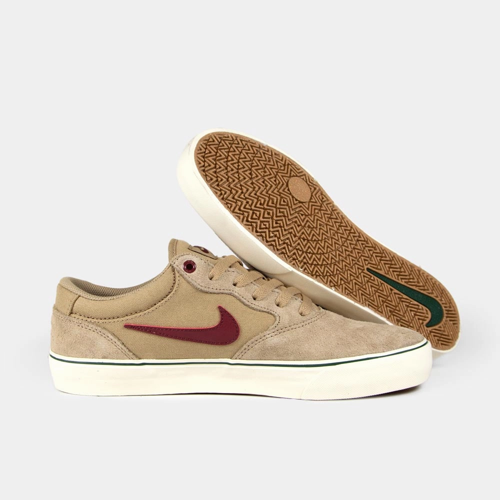 Nike SB - Chron 2 Shoes - Parachute Beige / Team Red Nike Back To The Furture Shoes