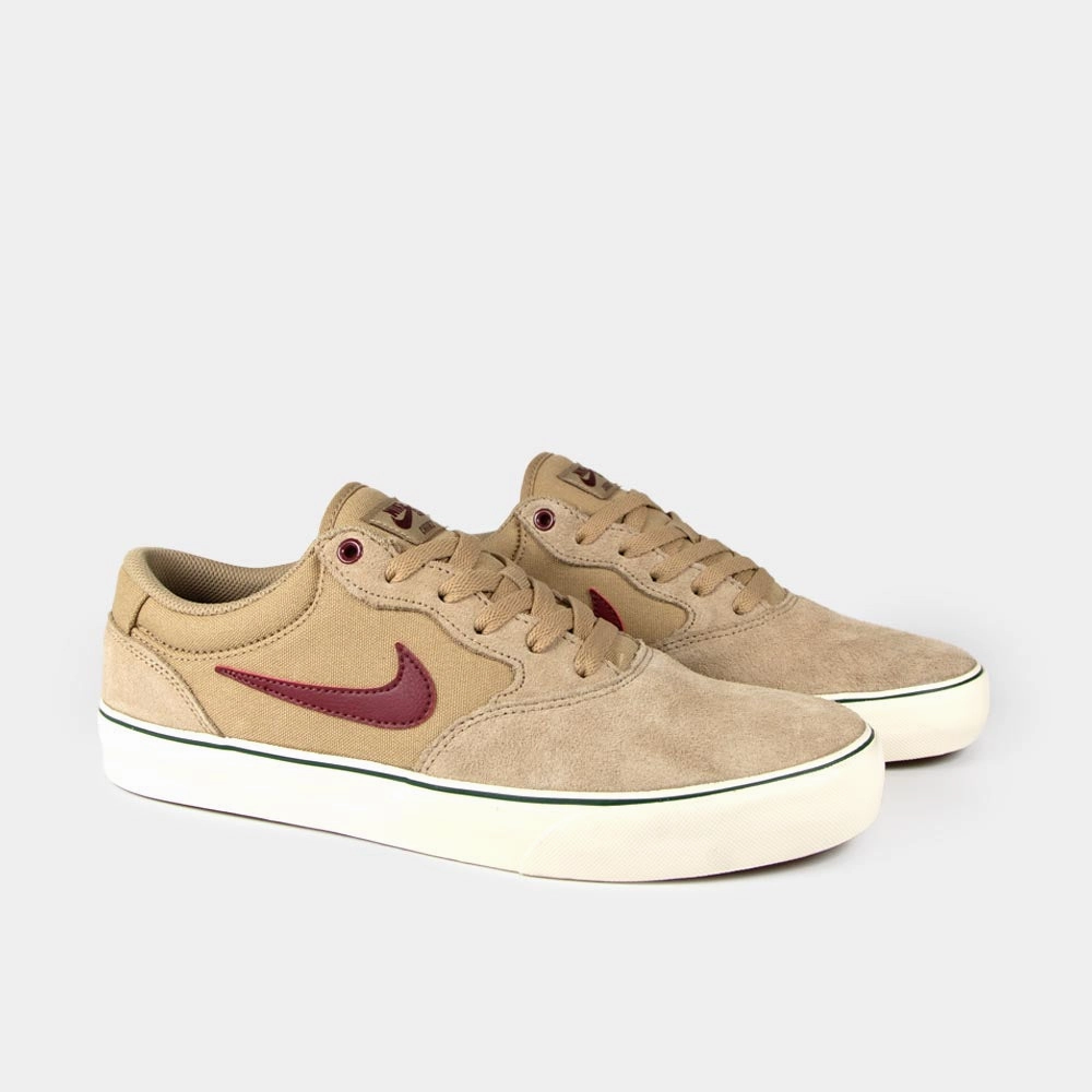 Nike SB - Chron 2 Shoes - Parachute Beige / Team Red Nike Shoes Trail