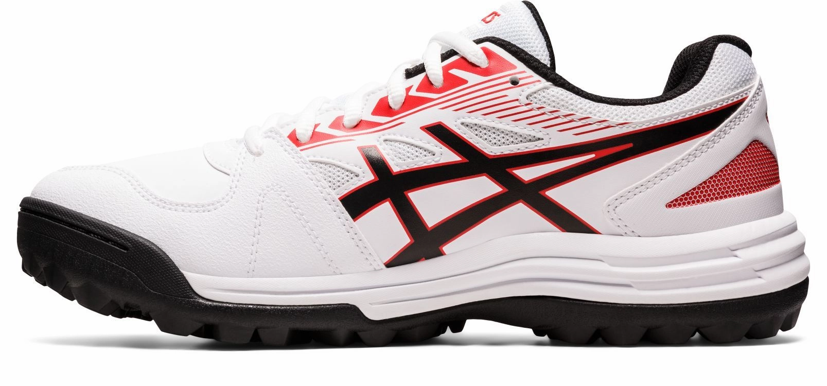 Asics Mens Gel Lethal Field - White/Classic Red Asics Fifty Four Wrestling Shoes
