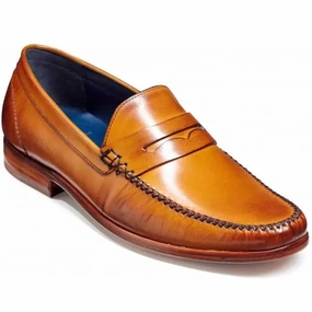 Penny Loafers Vs Oxfords BARKER William Shoes  Mens Moccasins  Cedar Calf