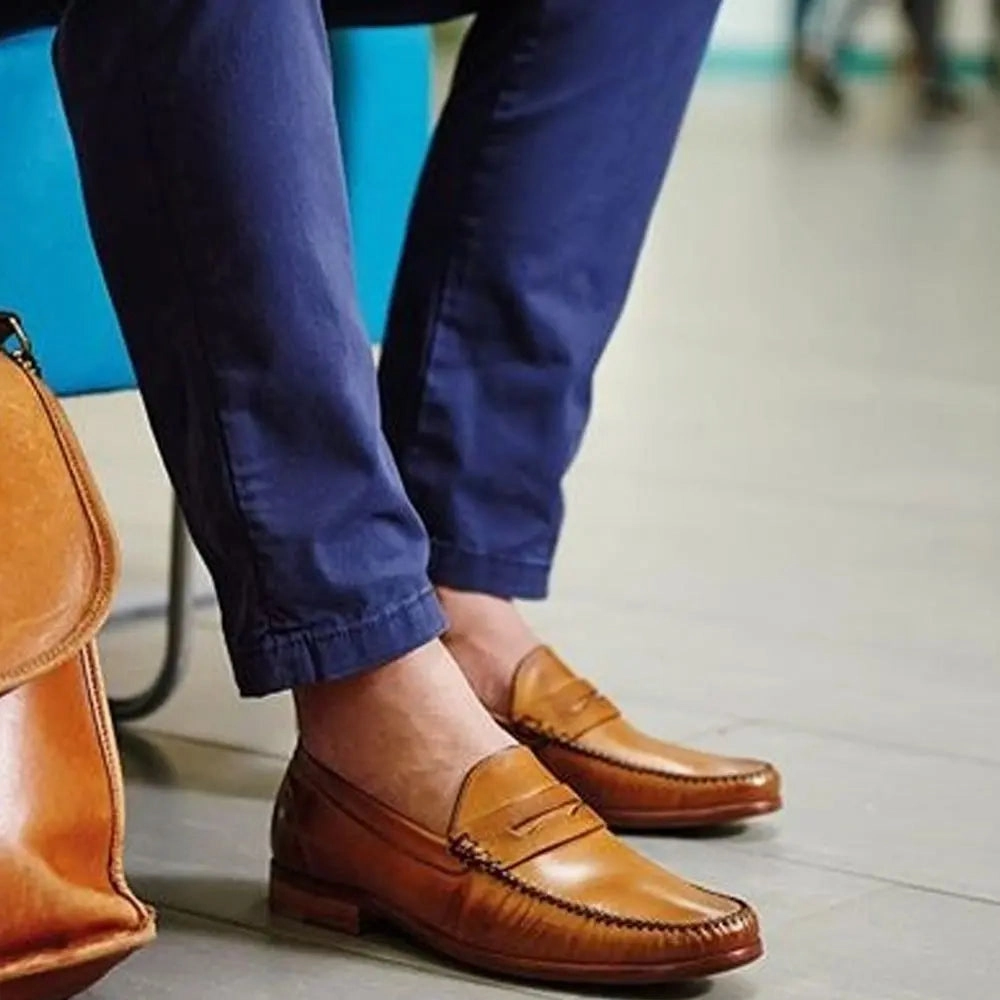 Tobacco Oxfords BARKER William Shoes  Mens Moccasins  Cedar Calf