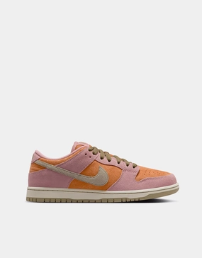 Nike SB Dunk Low Pro Skate Shoes - Red Stardust/Neutral Olive-Monarch Nike Freak Basketball Shoes