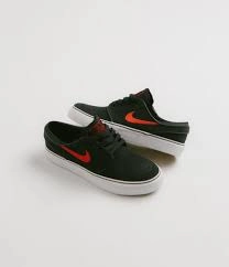 Back Of Nike Shoes Nike SB Zoom Janoski OG  Shoes - Black/University Red-Black
