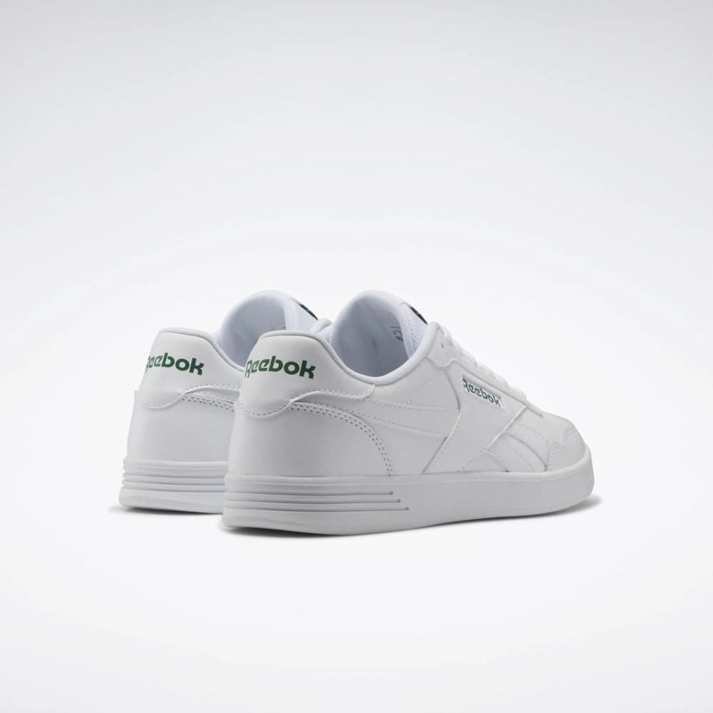 Reebok Footwear Men Reebok Court Advance Shoes FTWWHT/FTWWHT/CLOGRN Tennis Shoes Puma