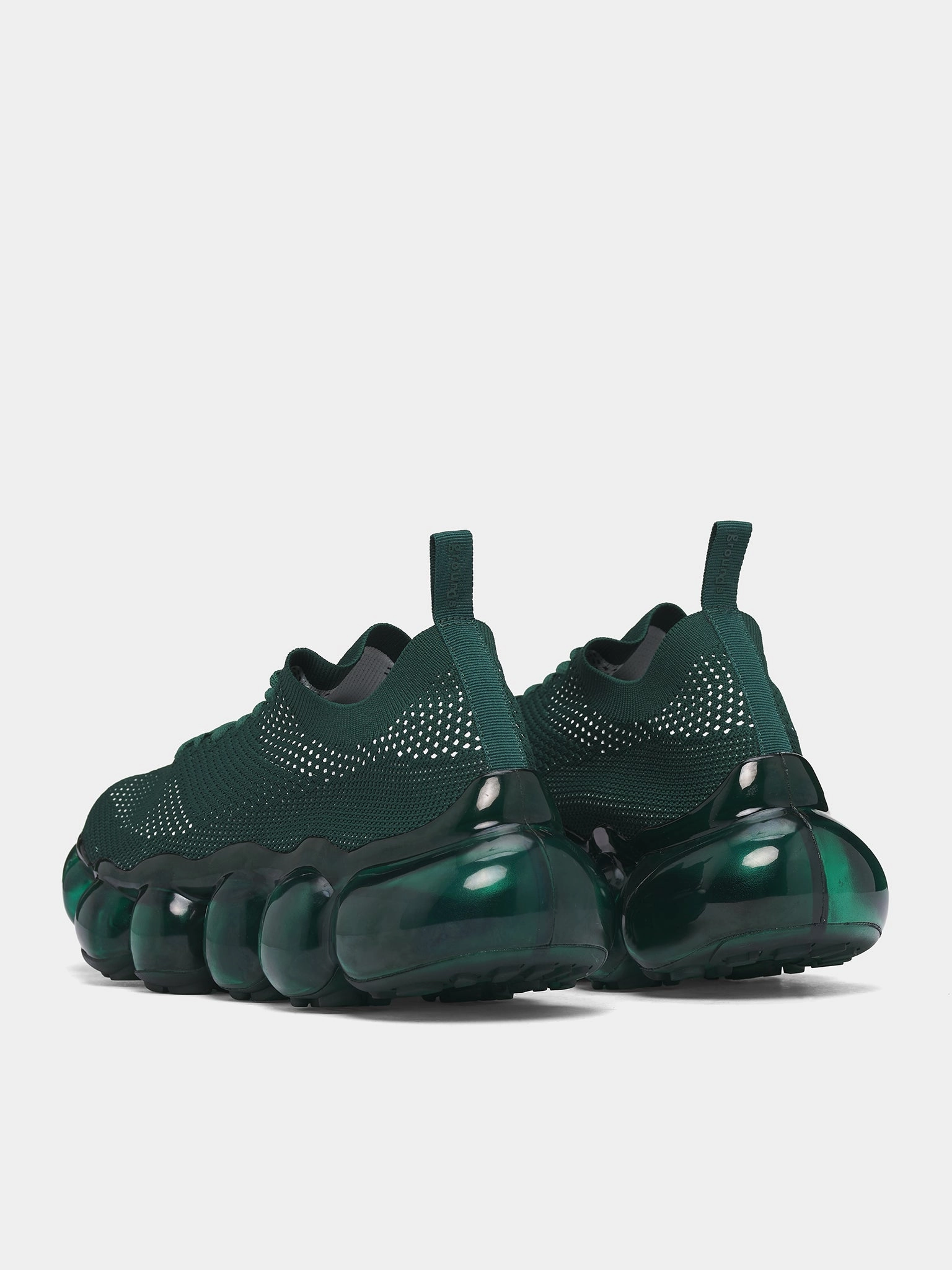 Dark Green Knit Jewelry Sneakers (JEWELRY-1370-DARK-GREEN) Best Walking Shoes For Nurses