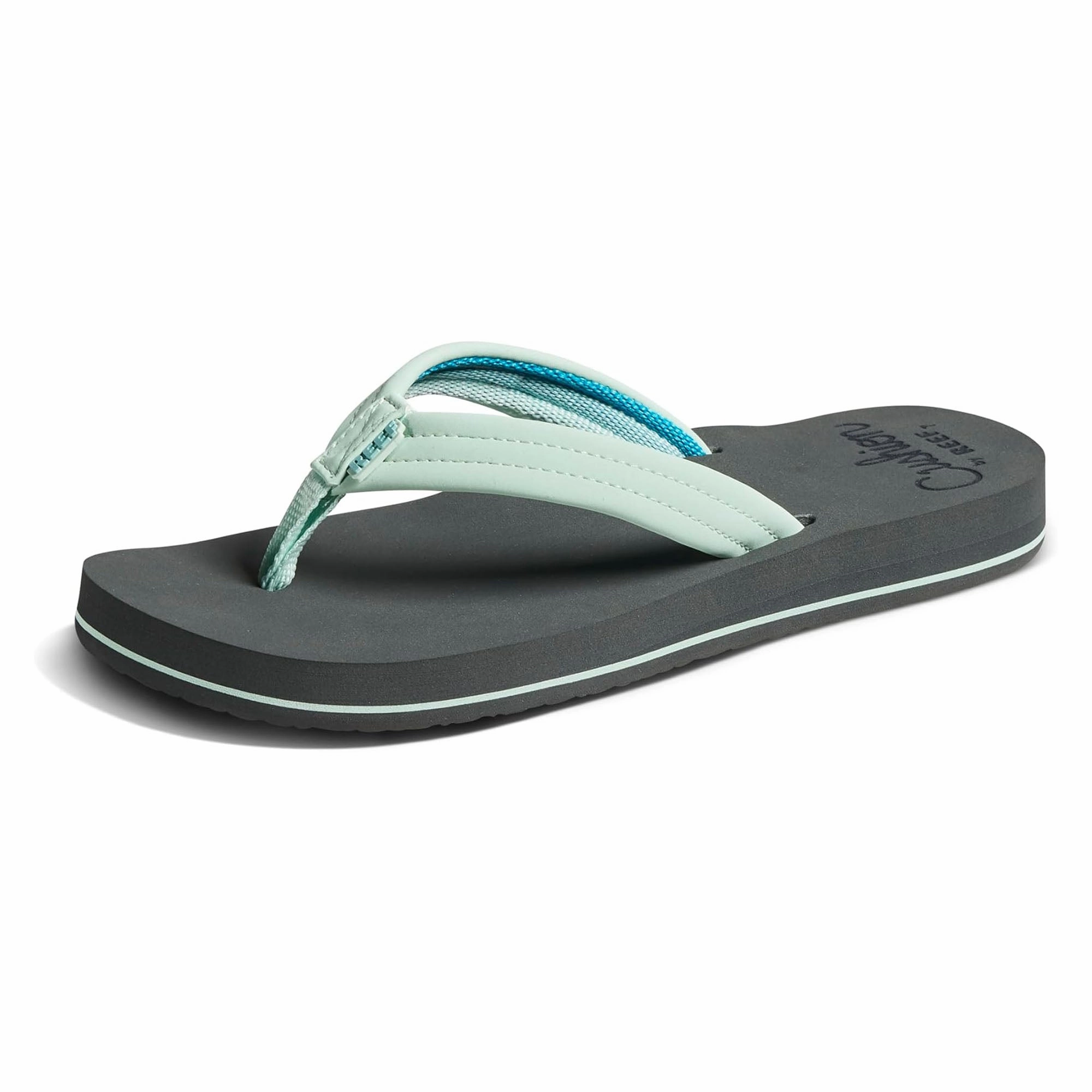 Reef Cushion Breeze Women's Sandals - Grey Mint Flip-flops You Can Wear All Day Pain-free