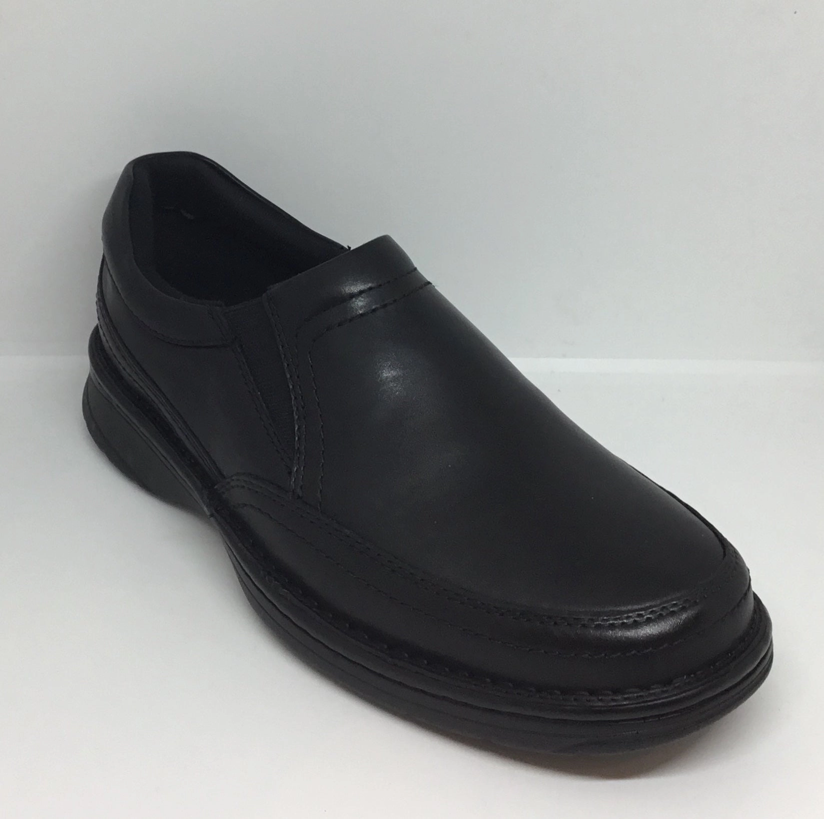 Derby Shoes Comfortable Slatters Accord Comfort Walker Black Leather
