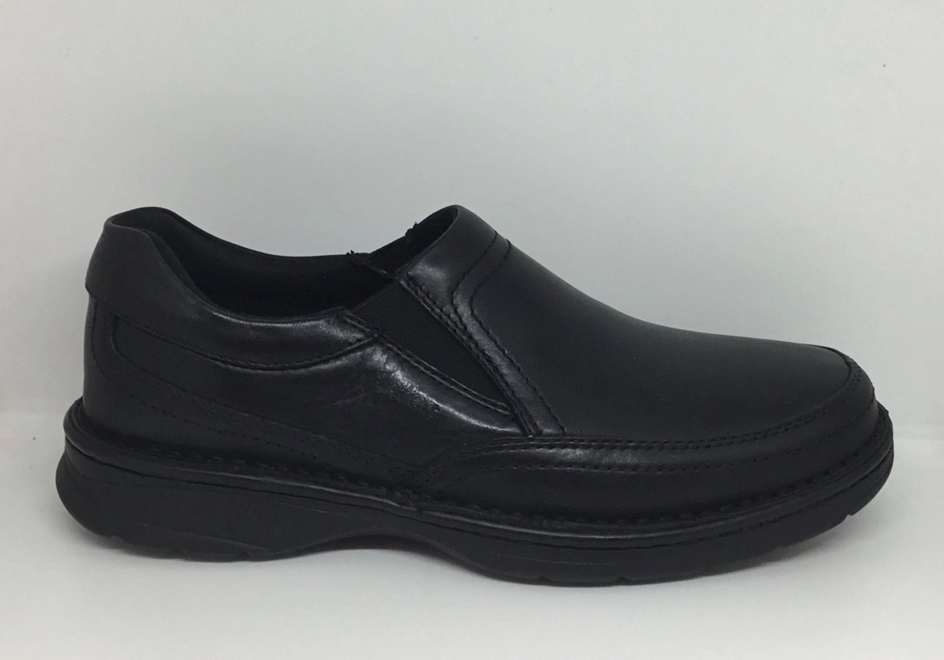 Slatters Accord Comfort Walker Black Leather The Derby Shoe