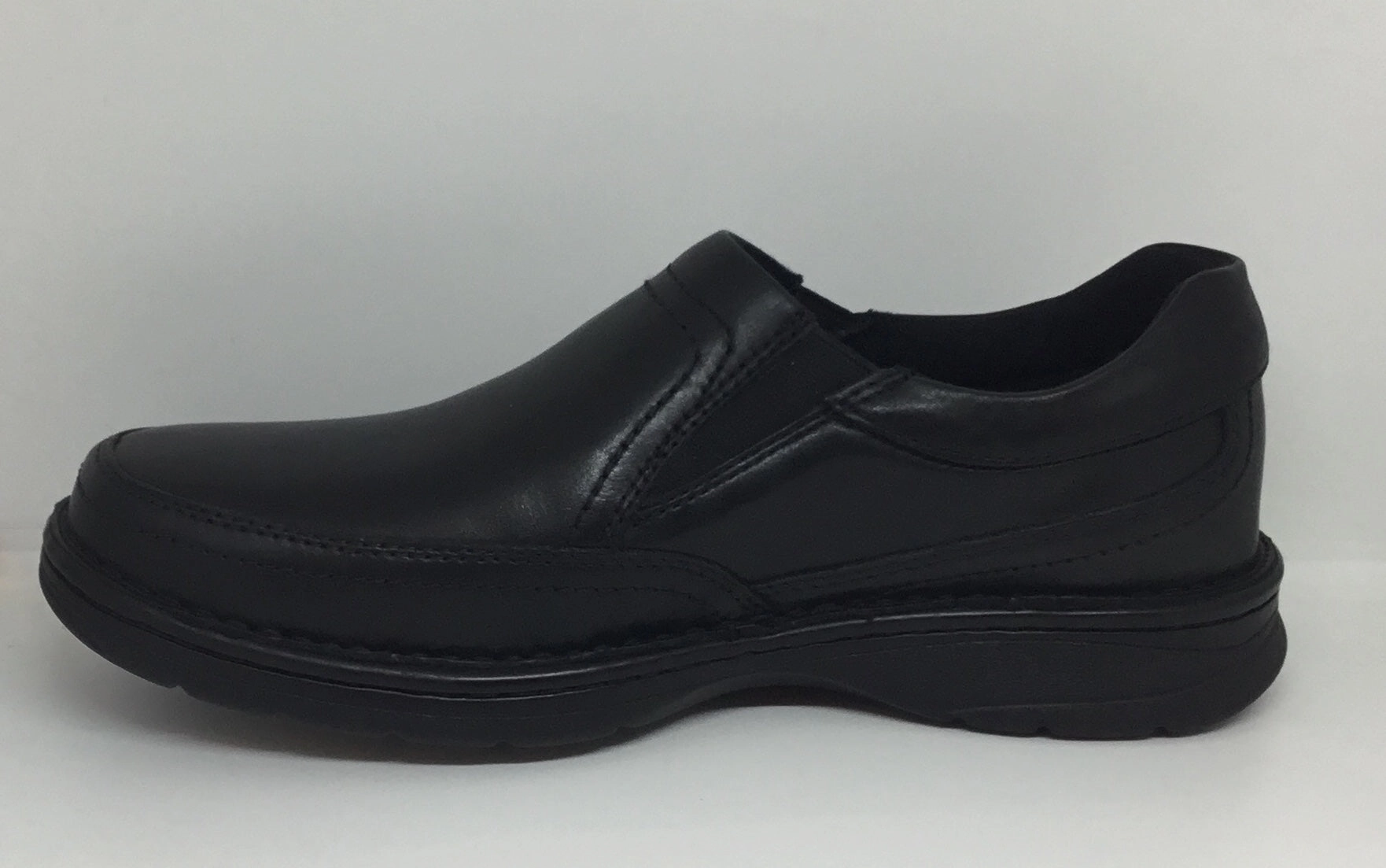 Pointed Lace Up Shoes Slatters Accord Comfort Walker Black Leather