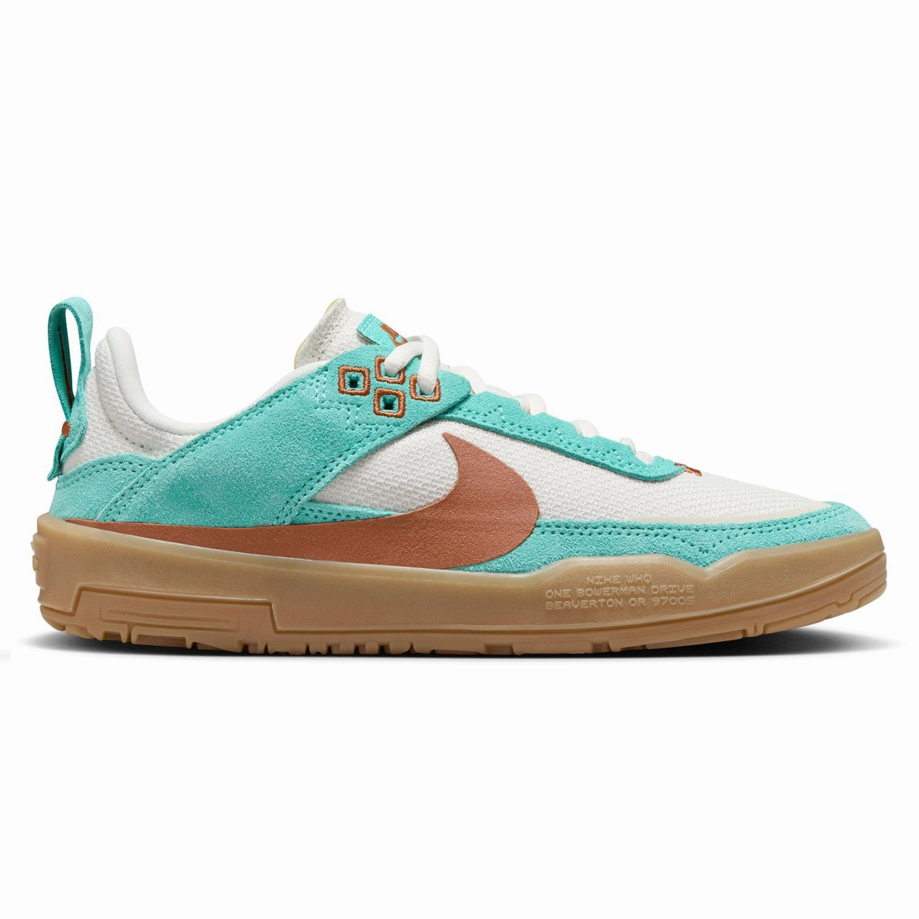 Nike SB Day One (GS) Kids Frost Green/Dark Russet Nike Zoom Shoes