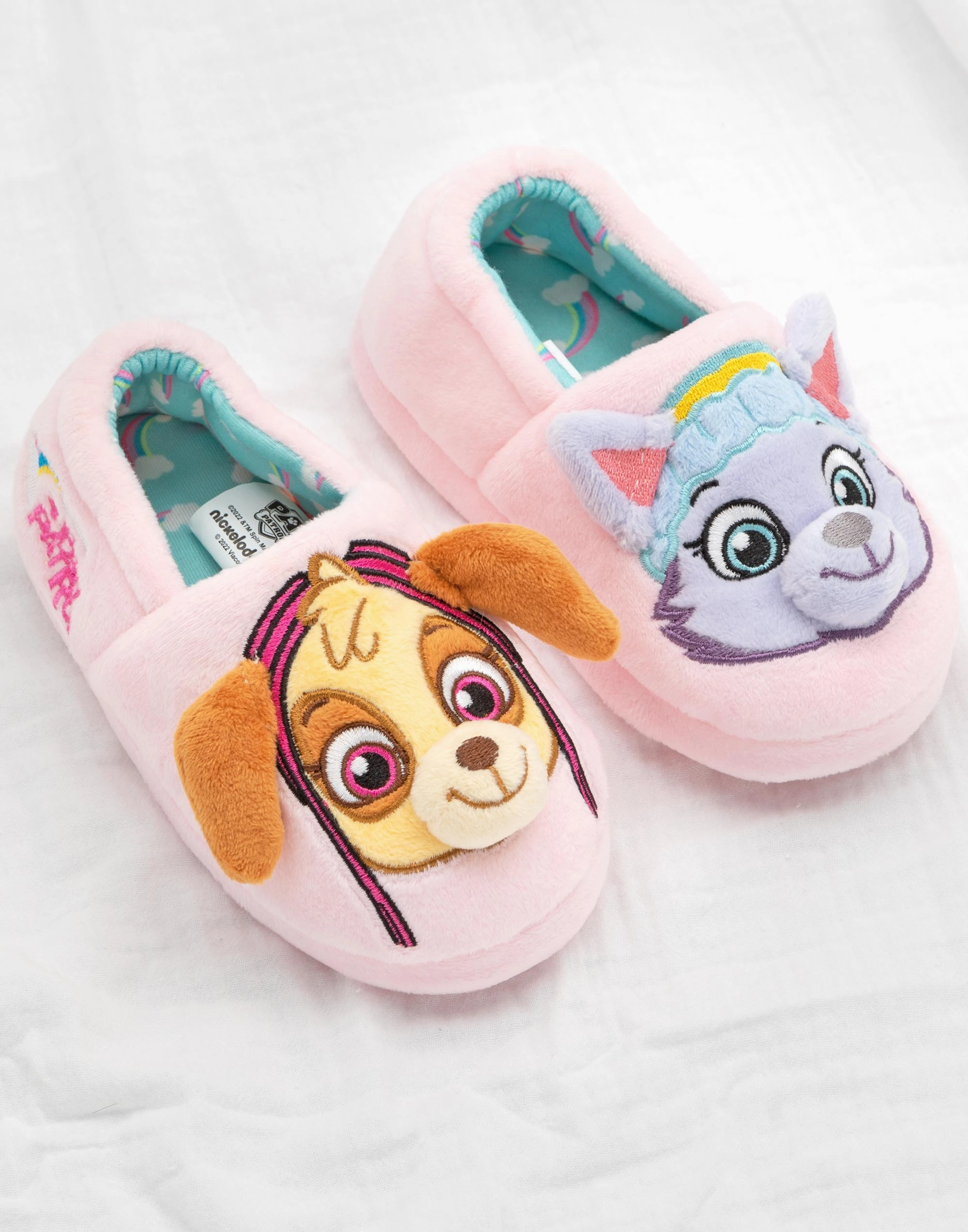 PAW Patrol Everest & Skye 3D Ears Girls Slippers Crochet Pattern Slippers Easy