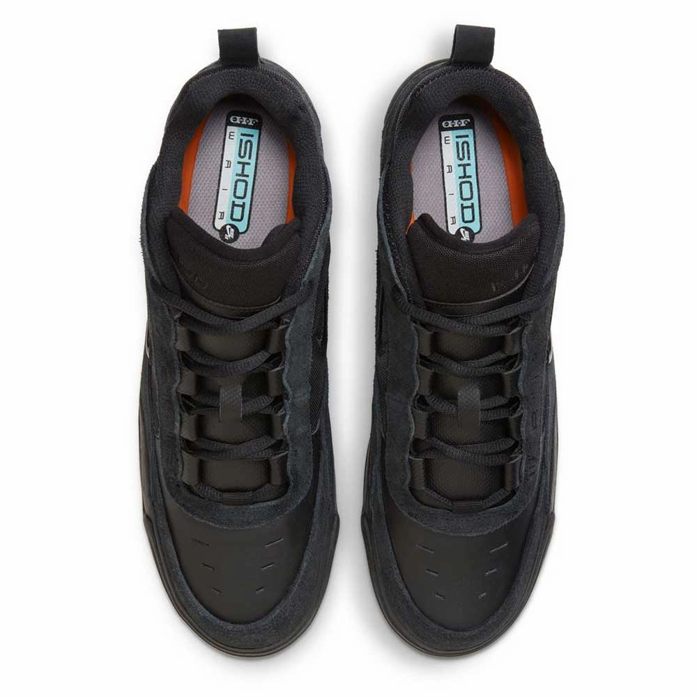 Rory Mcilroy Nike Shoes FB2393001 Black Anthracite Air MAX Ishod Nike SB Suede & Leather Skateboarding Shoes