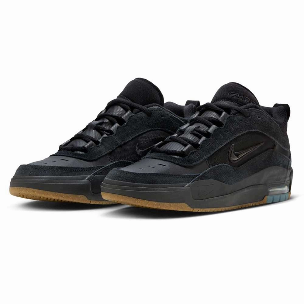 Nike Lebron 14 Shoes FB2393001 Black Anthracite Air MAX Ishod Nike SB Suede & Leather Skateboarding Shoes