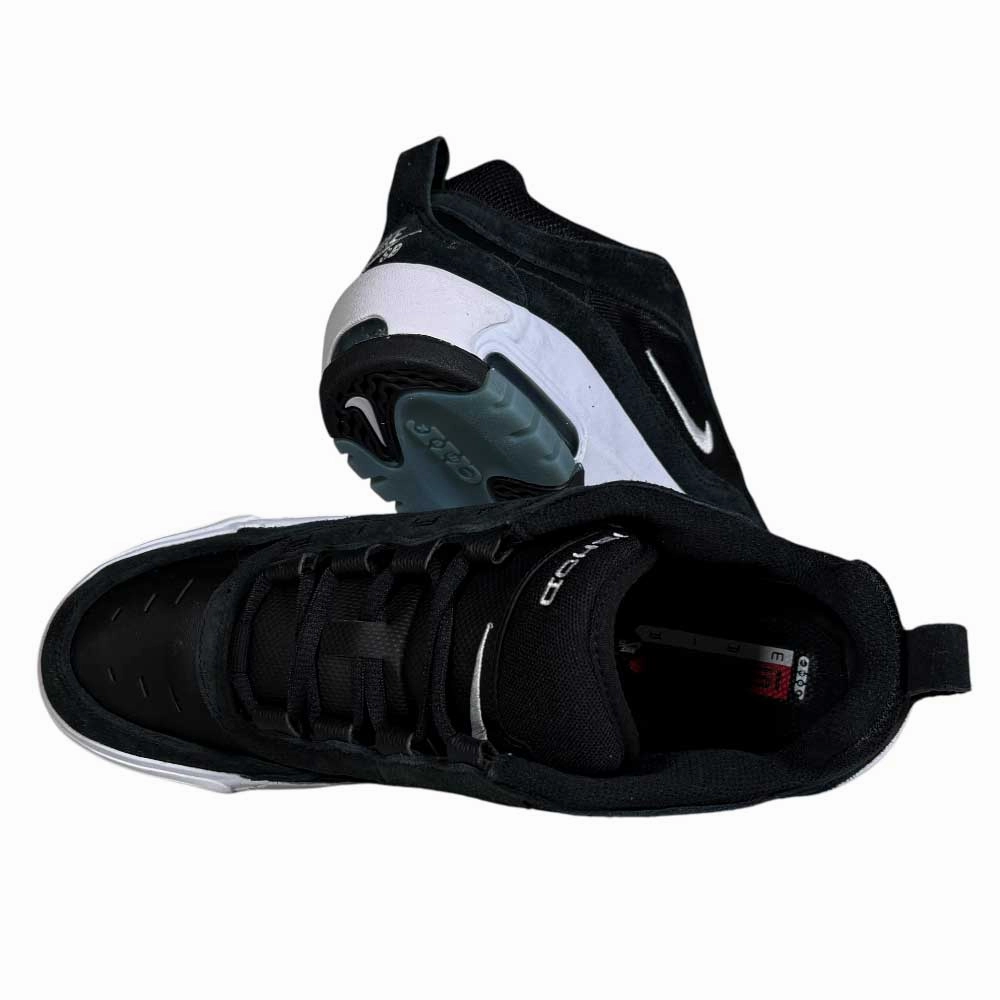 FB2393004 White Black Black Air Max Ishod Wair Leather Suede Shoes Nike Roshe Golf Shoes