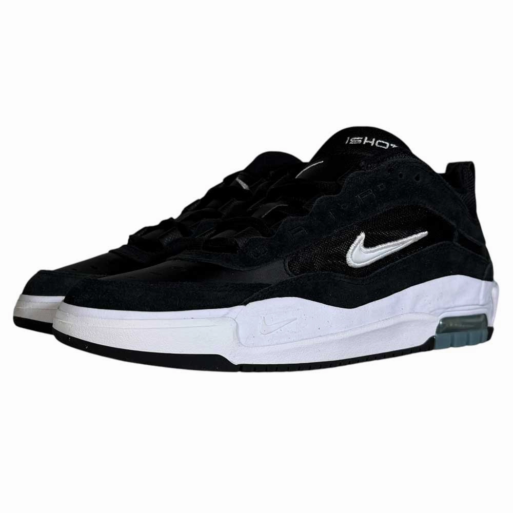 FB2393004 White Black Black Air Max Ishod Wair Leather Suede Shoes Nike Legacy Lift Shoes
