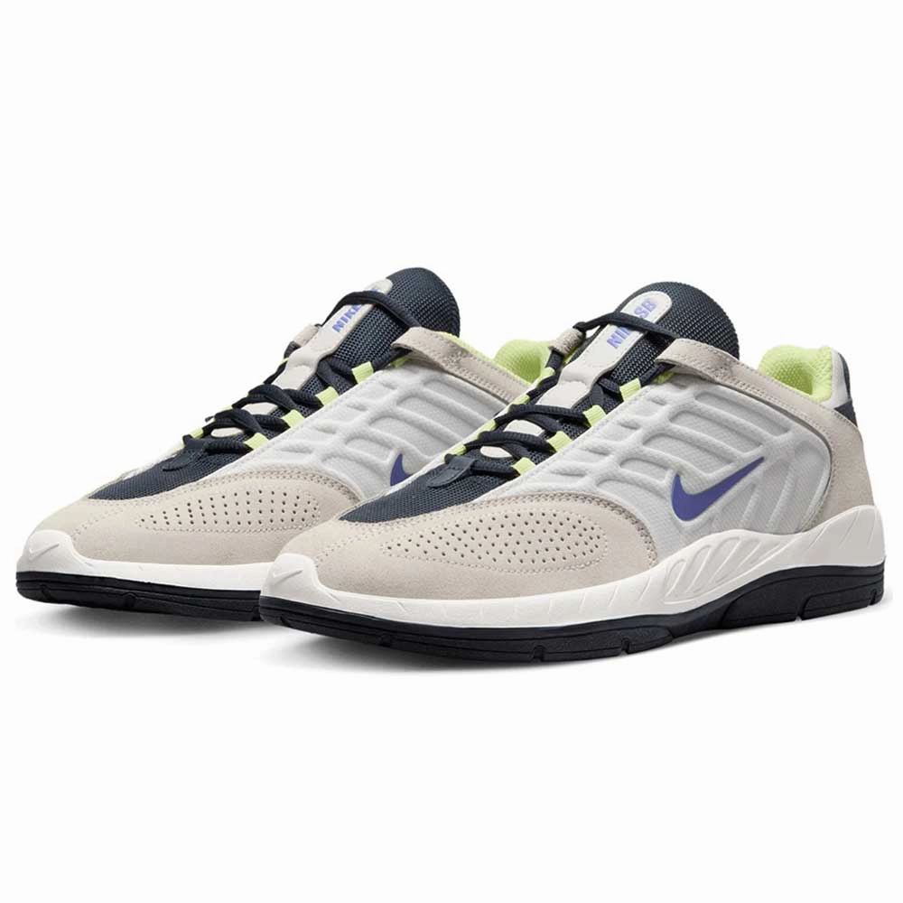 Ferrari Nike Shoes FD4691101 Summit White Persian Violet Vertebrae Nike SB Suede