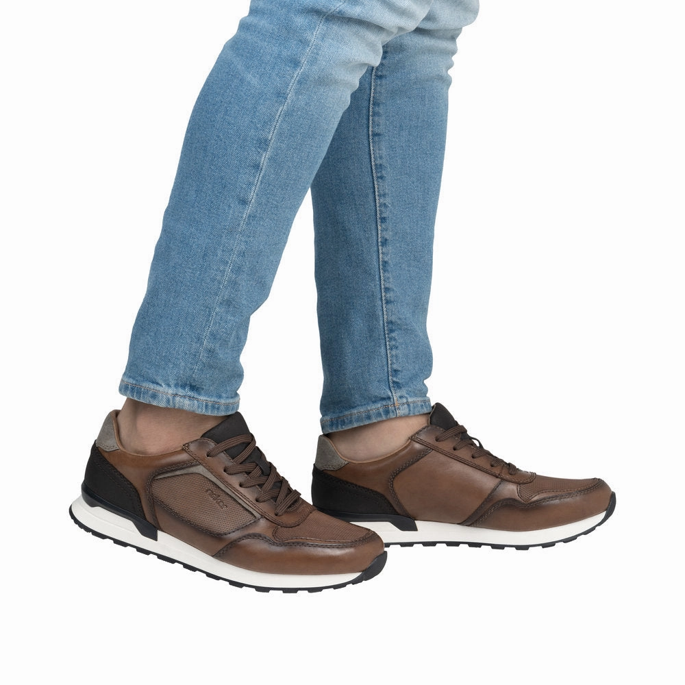 Bryant Cap Toe Oxford Rieker Mens Shoe U0311-24 Brown