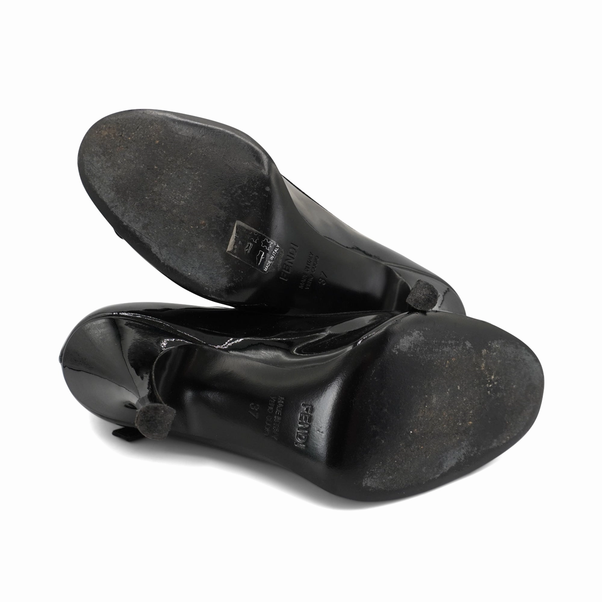 Basque Ankle Boots Fendi Mary Jane Pumps - Women's 37