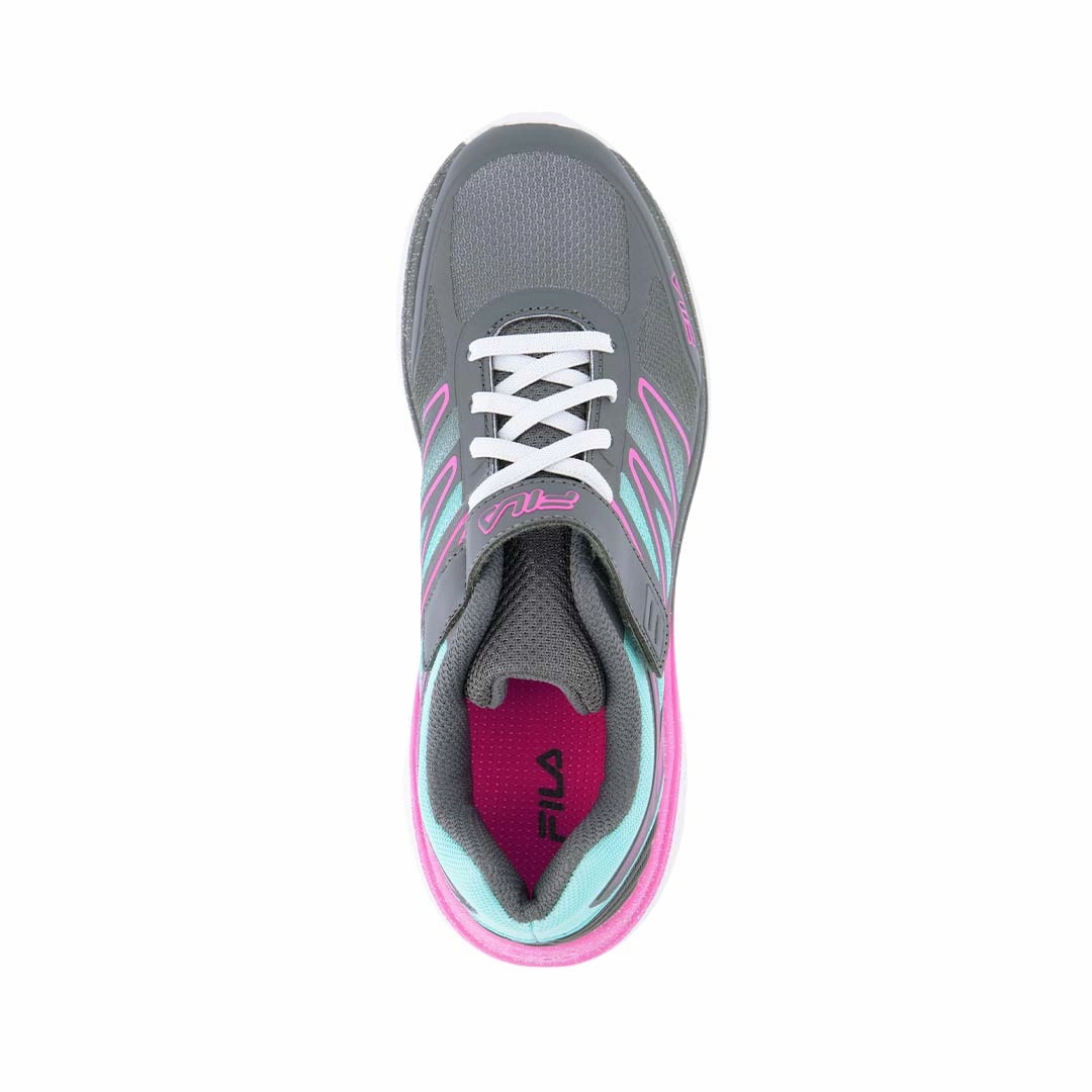 FILA - Kids' (Junior) Superstride 3 Strap Shoes (3RM01708 070) For Supination  Best Walking