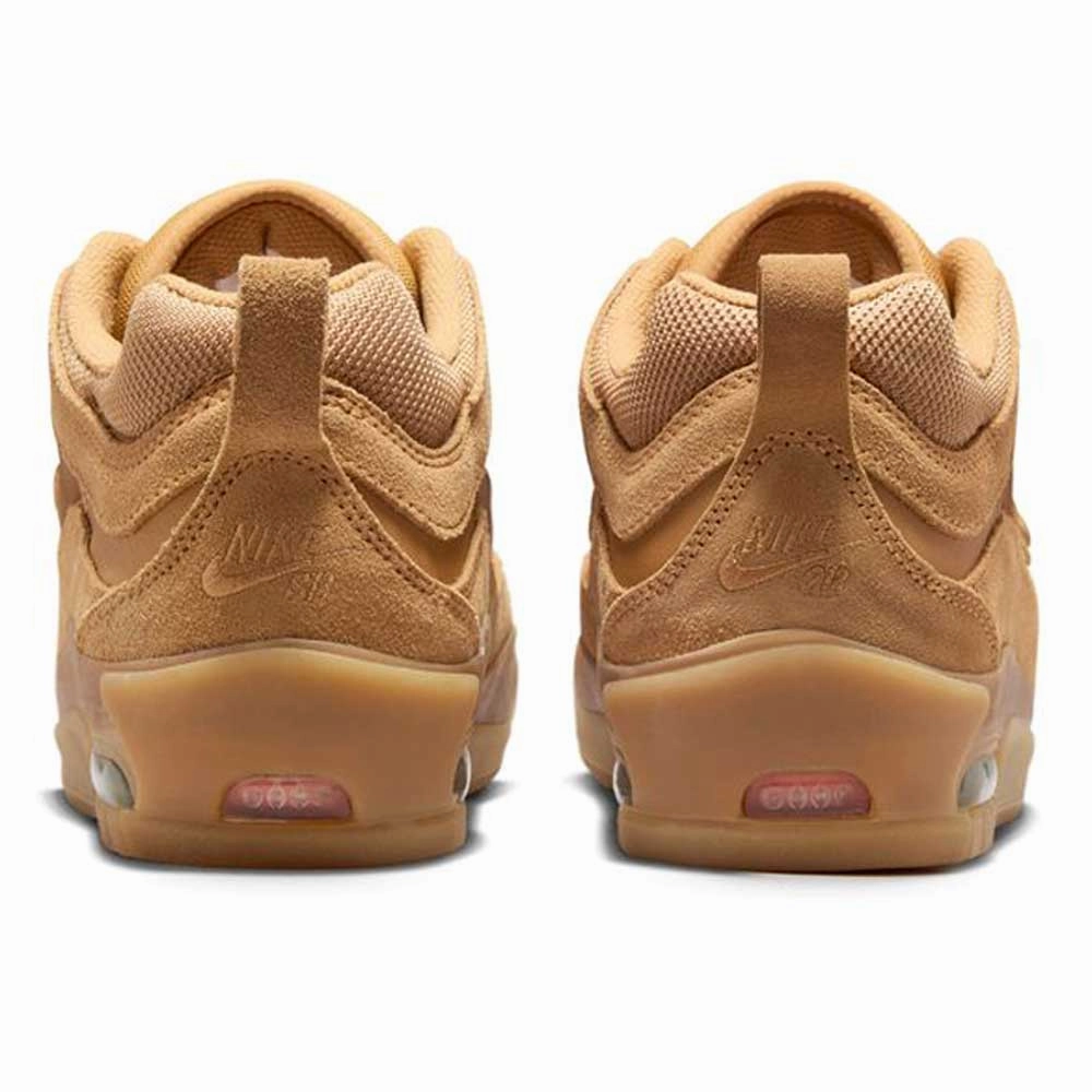 FB2393200 Flax Brown Air MAX Ishod Nike SB Leather & Suede Skateboarding Shoes Nike Bike Shoes