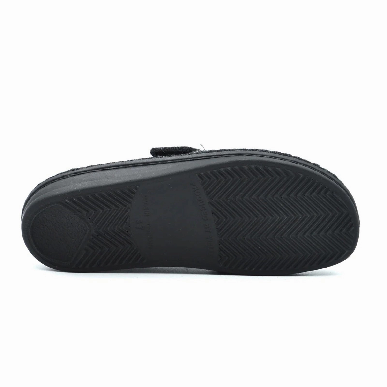 Shop Slippers On Sale Finn Comfort Tirol Textile Synthetic Men's Slip On Anthracite Sandals