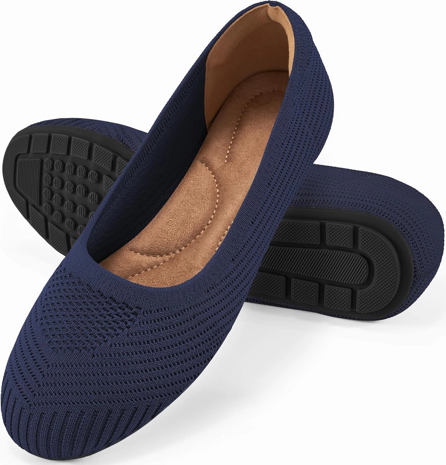 Asics Tennis Shoes Gel Resolution 6 Flats for Women Ballets Shoes: Comfortable Knitted Dressy Work Flats - Ladies Wedding Flat Casual Shoes