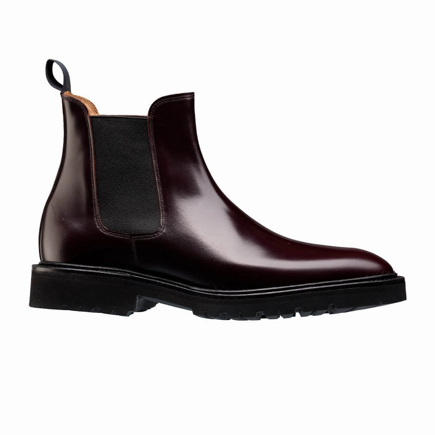 Ash Hook Suede Chelsea Boots Poppy Burgundy Cavalry Calf