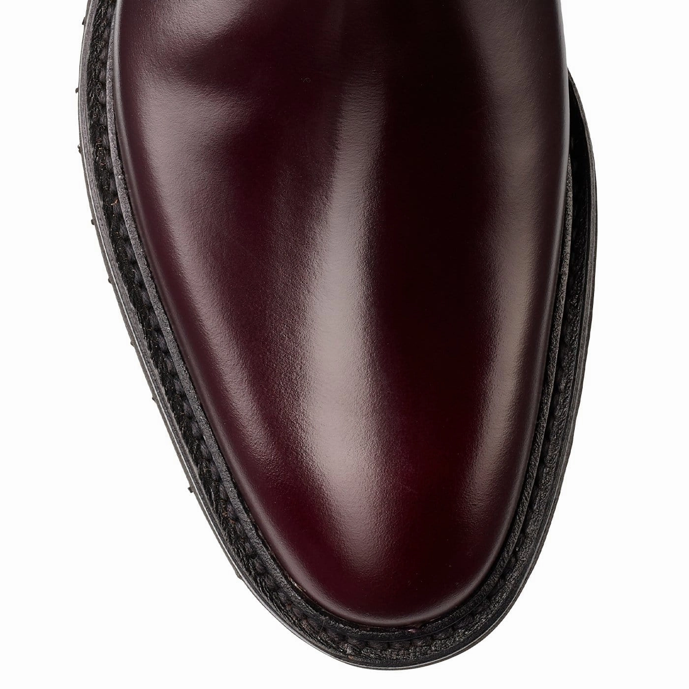 Franz Block Heel Chelsea Boots Poppy Burgundy Cavalry Calf