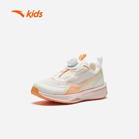 Pixel Skate anta kids girls hydrogen jump running shoes 3225C9905-1 -beige/orange (kasut sukan kanak perempuan)