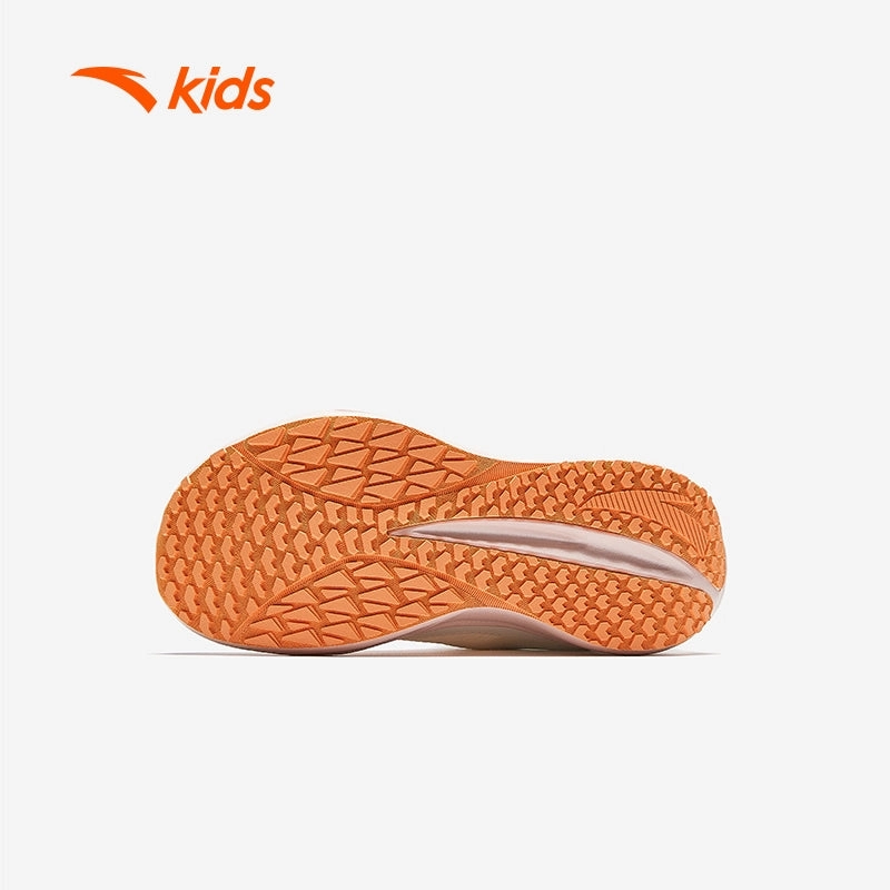 Court Graffik Skate Shoe anta kids girls hydrogen jump running shoes 3225C9905-1 -beige/orange (kasut sukan kanak perempuan)