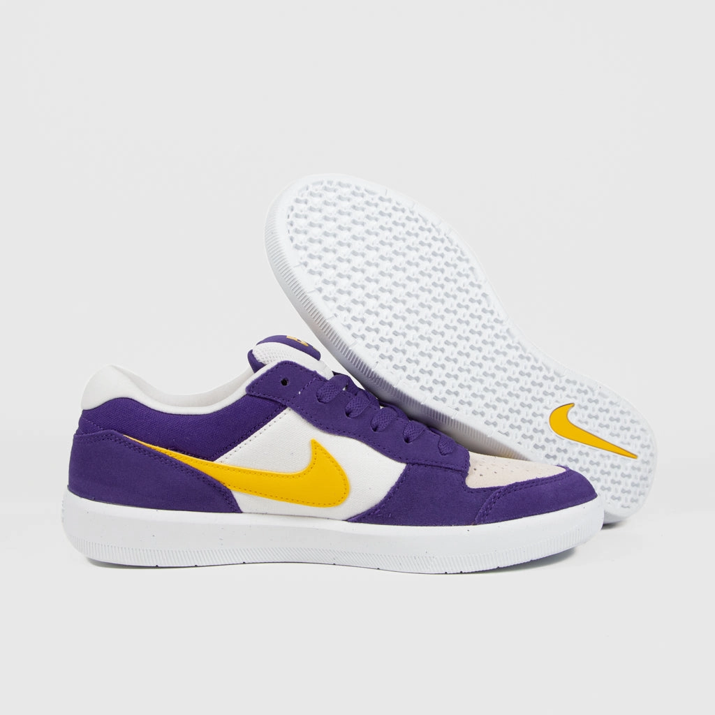 Nike Retro Shoes Jordan Nike SB - Force 58 Shoes - Court Purple / Amarillo / White