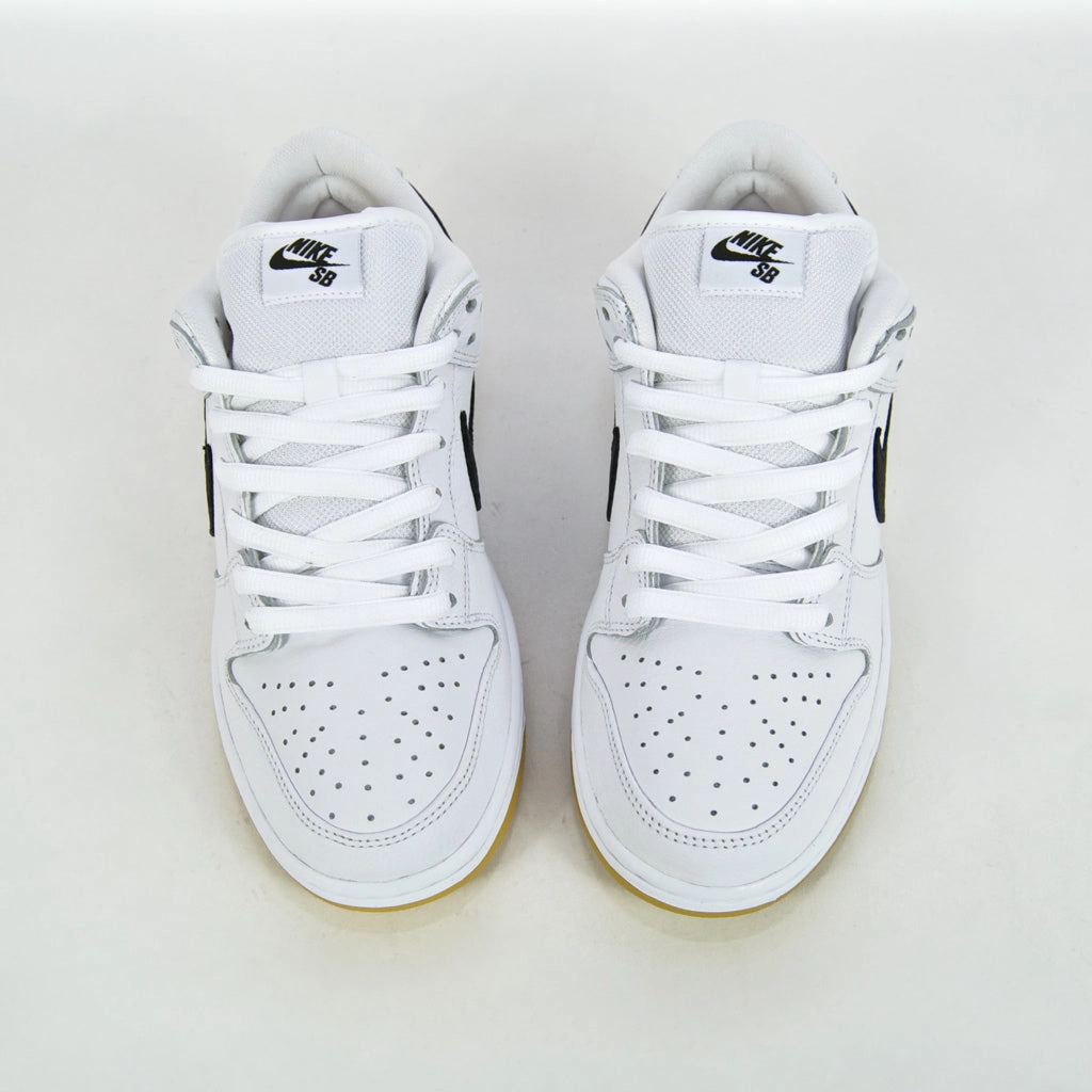 Travis Scott Shoes Nike Nike SB - Dunk Low Pro Orange Label ISO Shoes - White / Black / Gum