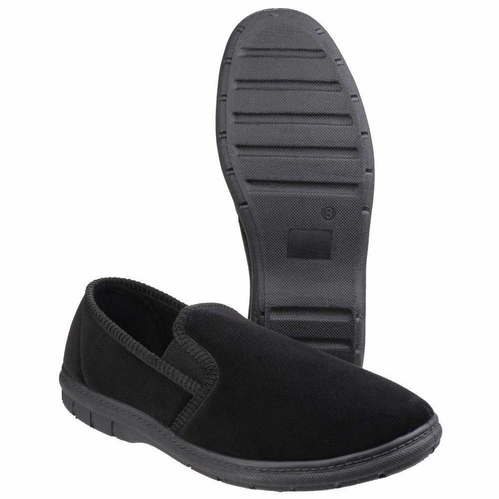 Fleet & Foster John Twin Gusset Memory Foam Slipper