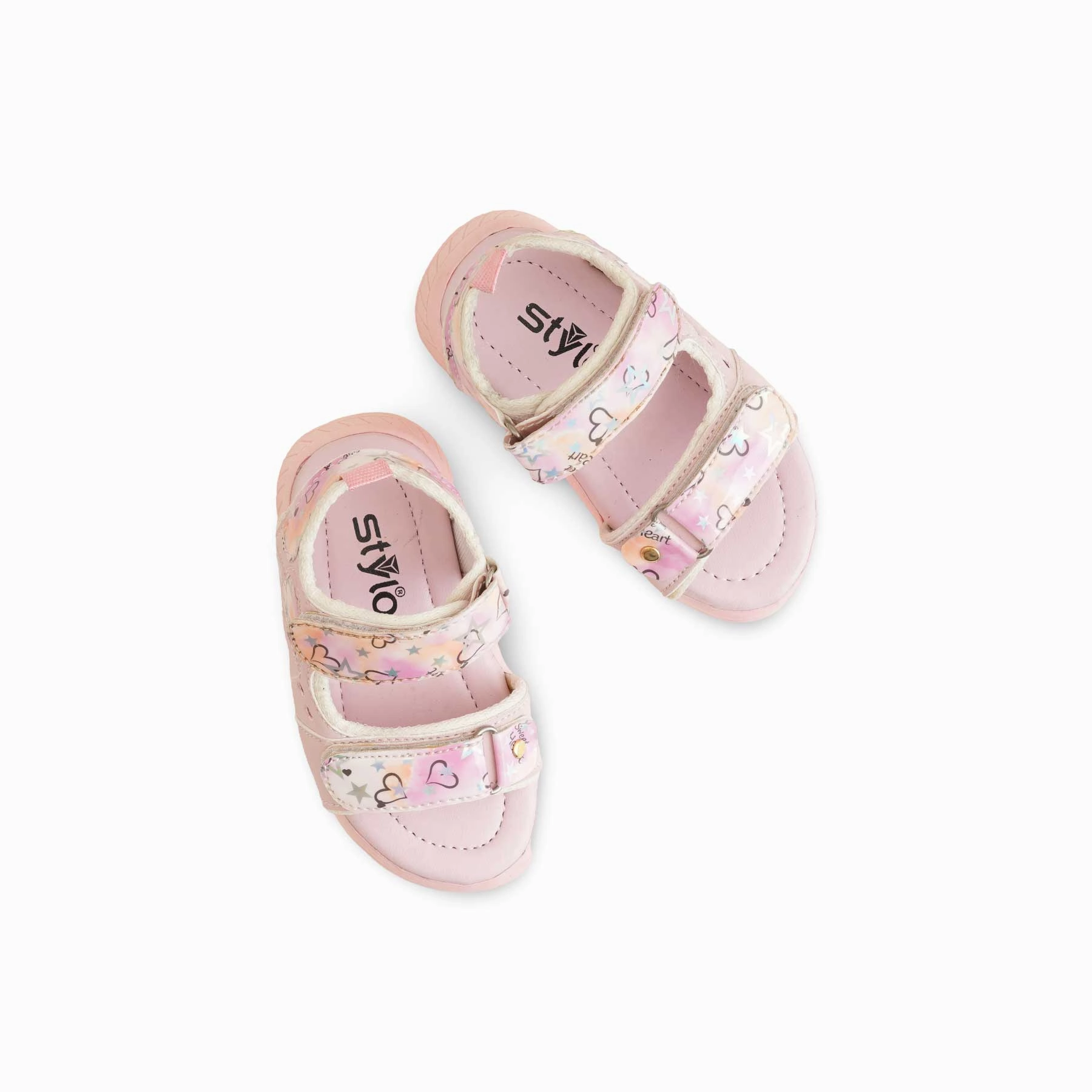Girls Pink Casual Sandal KD9912