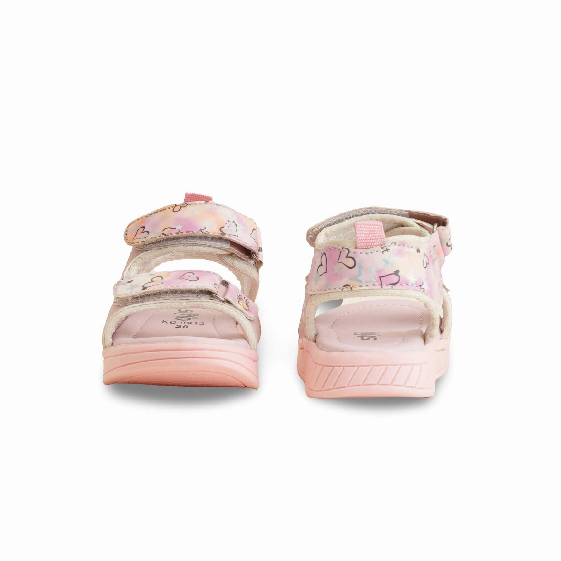 Girls Pink Casual Sandal KD9912